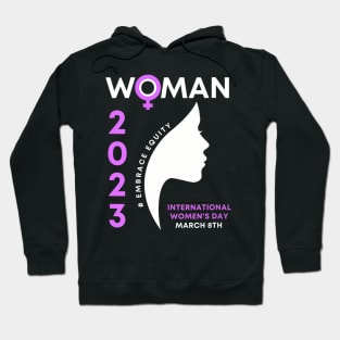 Womens Embrace Equity International Womens Day 2023 Hoodie